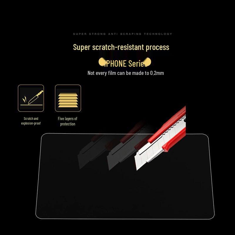 Qianjiang Sai 250/350/400/600 Motorcycle Screen Protector - Tempered Anti-Scratch Film