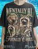 Mentally Ill Totally Chill Comfort Colors® Tshirt, Raccoon Tees, Capybara Retro Sweater, Sparkles Tanktop, Funny Meme Wildlife Nature