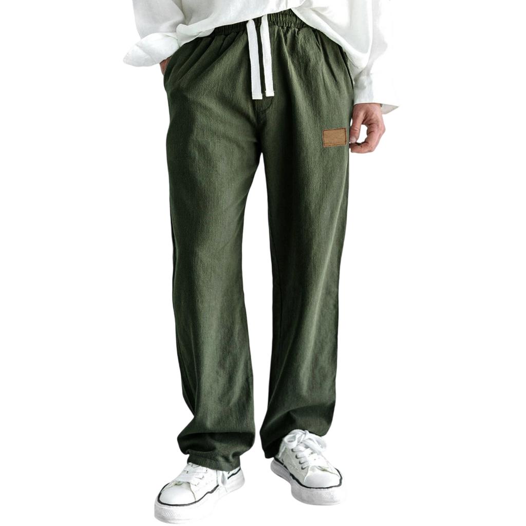 Men's Fashion Leisure Middle Waist Long Style Casual Pants