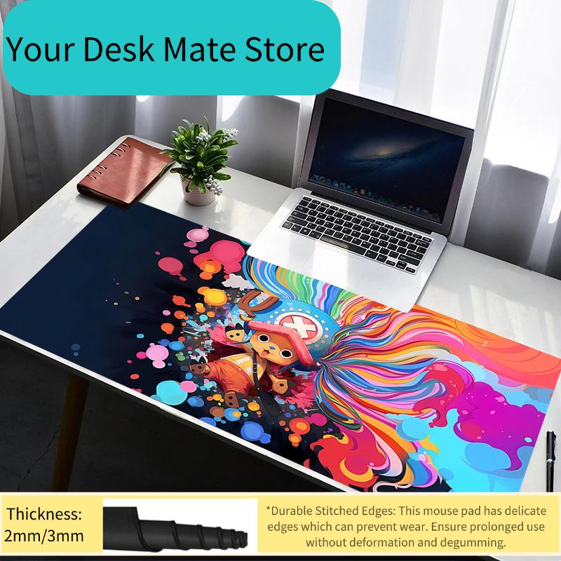 Mouse Pad Computer Gamer PC Accessories Mousepad One Piece Tony Tony Chopper Rubber Non Slip Desk Mat Laptop Gamer Keyboard Pad