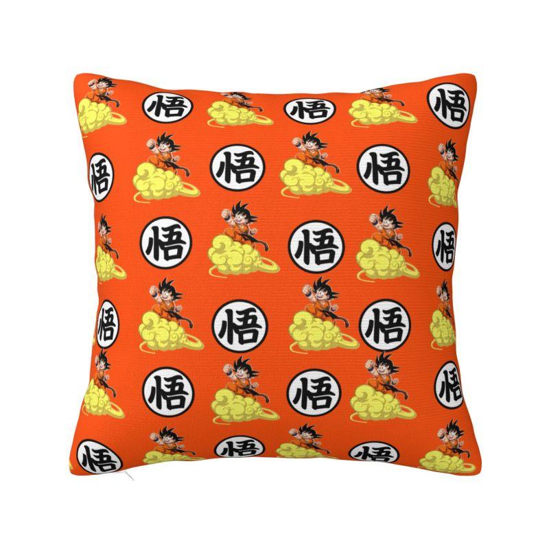 Benutzerdefinierte Luxus Dragon Ball Goku Kissenbezug Samt Anime Manga Kissenhülle