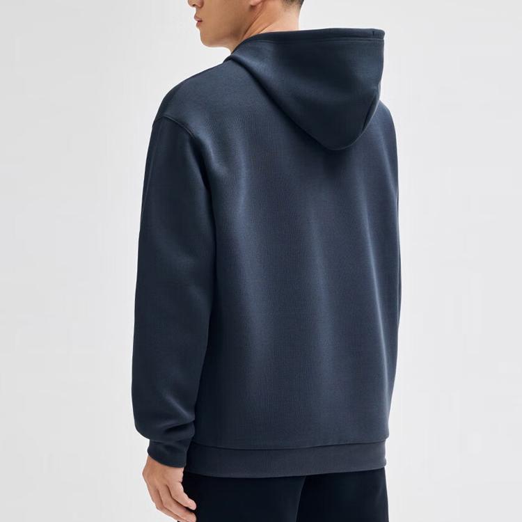 Anta Basketball Series Logo Letter Hoodie Men Hoodies Crab-Gray 152331733-5