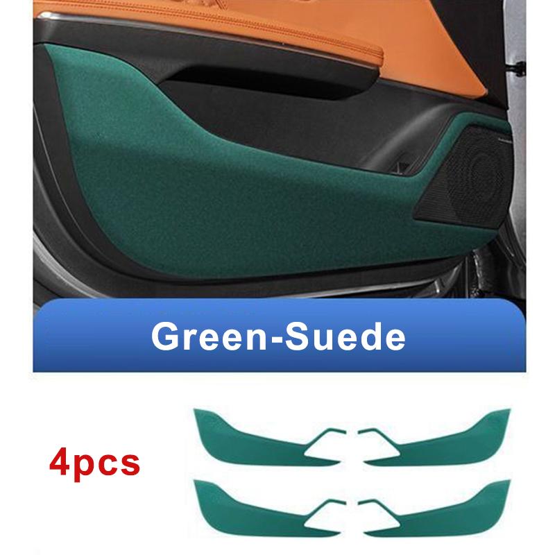 For BYD Han DMI EV 2024 Car Door Anti Kick Protective Pad Leather Protection Stickers Doors Anti-Dirty Film Auto Accessories