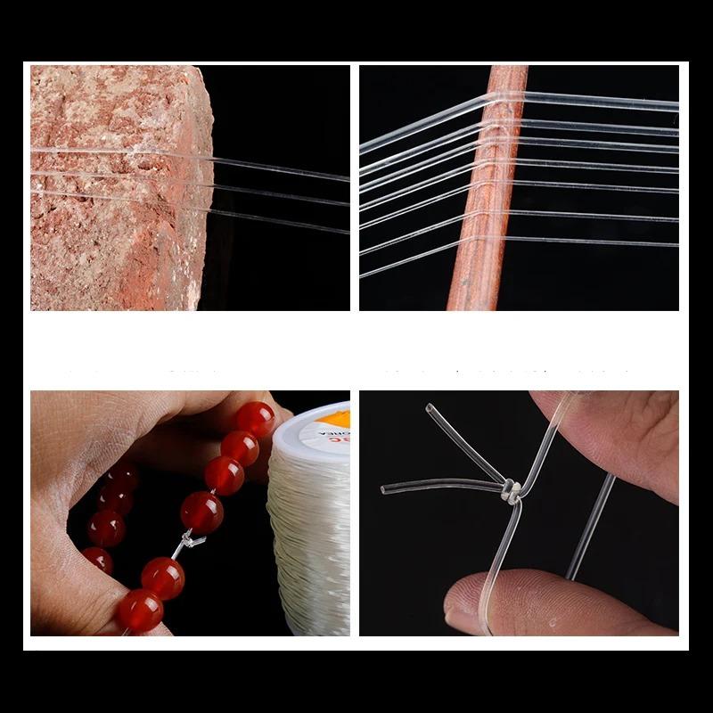 Transparent Elastic Crystal Line Beading Rope String Wire Thread for Jewelry Making Beading Bracelet Wire Fishing Thread Rope