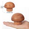Cute Mini Mushroom Vintage Wooden Music Winding Music Gift for New Carrying You Box, Kids, Boys, Birthday, Valentine's Day, Year, Thanksgiving,