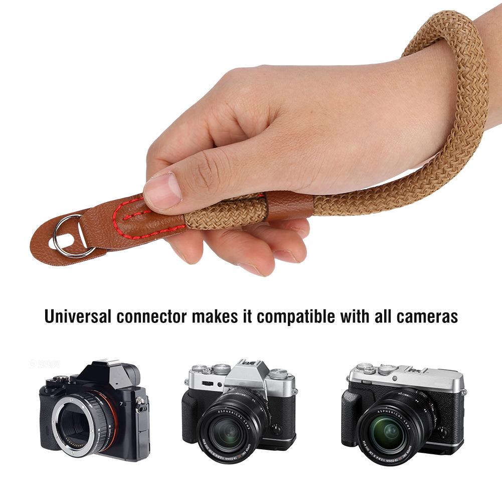 Breathable Hand Grip Wrist Strap Anti lost Lanyard for Digital Camera (Black)