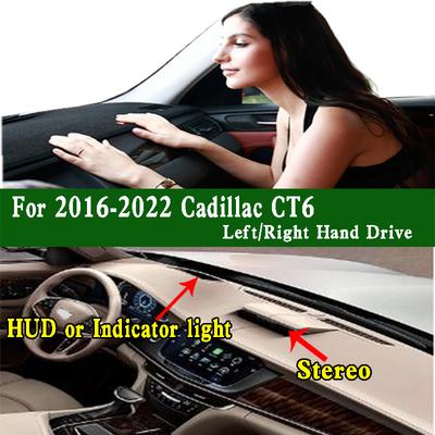 For 2016- Cadillac CT6 CK1 Dashmat Dashboard Cover Trument Panel Sunscreen Protective Pad Dash Mat Ornaments