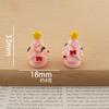 14pcs Wholesale Resin 3D Christmas Tree Gift Snowman DIY Accessories for Keychain Dollhouse Decor Miniature Craft