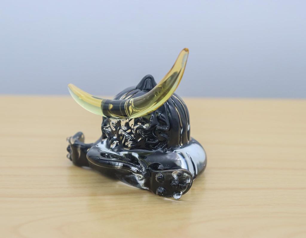 Glass Square May Doll for Hard Beetle Boys' Day, Glass, Large, Black,