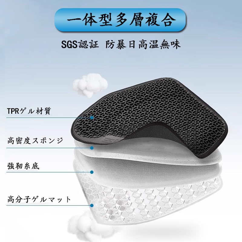 wowjimi Zero Gravity Cushion Cover Double Distributes Body No Sore For All Seasons Cushion, Breathable, Included, Design, Pressure, Buttocks, Car,