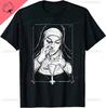 Sister Pattern Take Drugs Nun T Shirt Harajuku Casual New Arrival Summer Men Print Cotton T Shirt Casual Cool Males Tops Mens