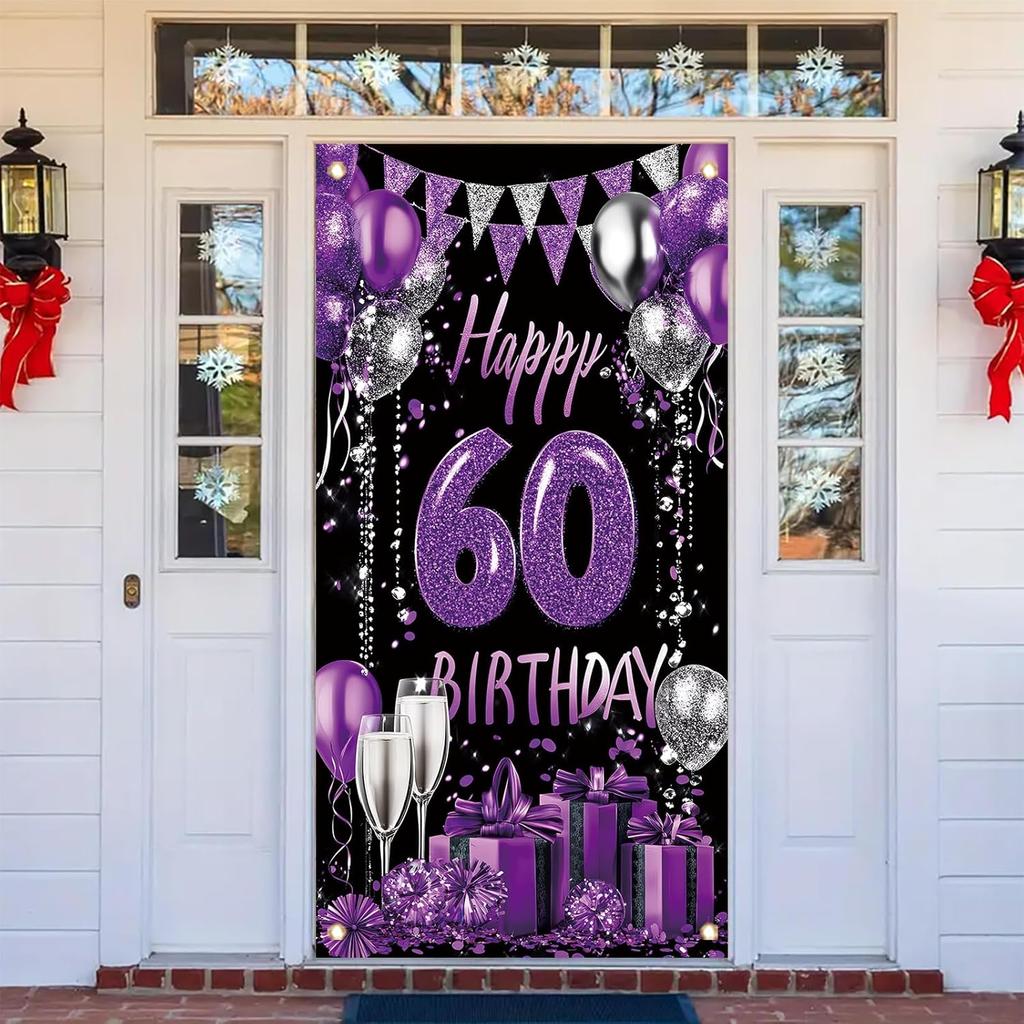 10th Birthday Door Cover Neon Party Decoration Colorful Balloon Gift Banner for Kids Teen Celebration Entrance Boys Girls Photo Booth Backdrop