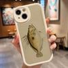 Carp Fishing Fish Phone Case Environmental Protection New 2025 Lambskin Silicone For IPhone 16 15 14 11 12 13 Pro Max Mini X XR