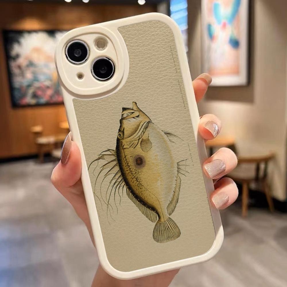 Carp Fishing Fish Phone Case Environmental Protection New 2025 Lambskin Silicone For IPhone 16 15 14 11 12 13 Pro Max Mini X XR
