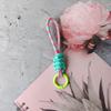 Color-Block Knotted Detachable Phone & Keychain Lanyard