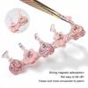 2 Units Quick Change Nail Display System Stackable Design ABS Material Manicure Training Equipment for Salons