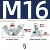 Galvanized Wing, Coin, and Hand-Tightened Nuts (M3, M4, M5)
