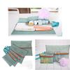 4pcs/set Travel Storage Organizer Bag Holiday Case Toiletry Clothes Mesh Storage Bag