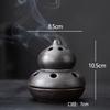 Gourd Plate Incense Burner Indoor Aromatherapy Burner Ceramic Incense Burner Sandalwood Agarwood Burner Antique Incense Road