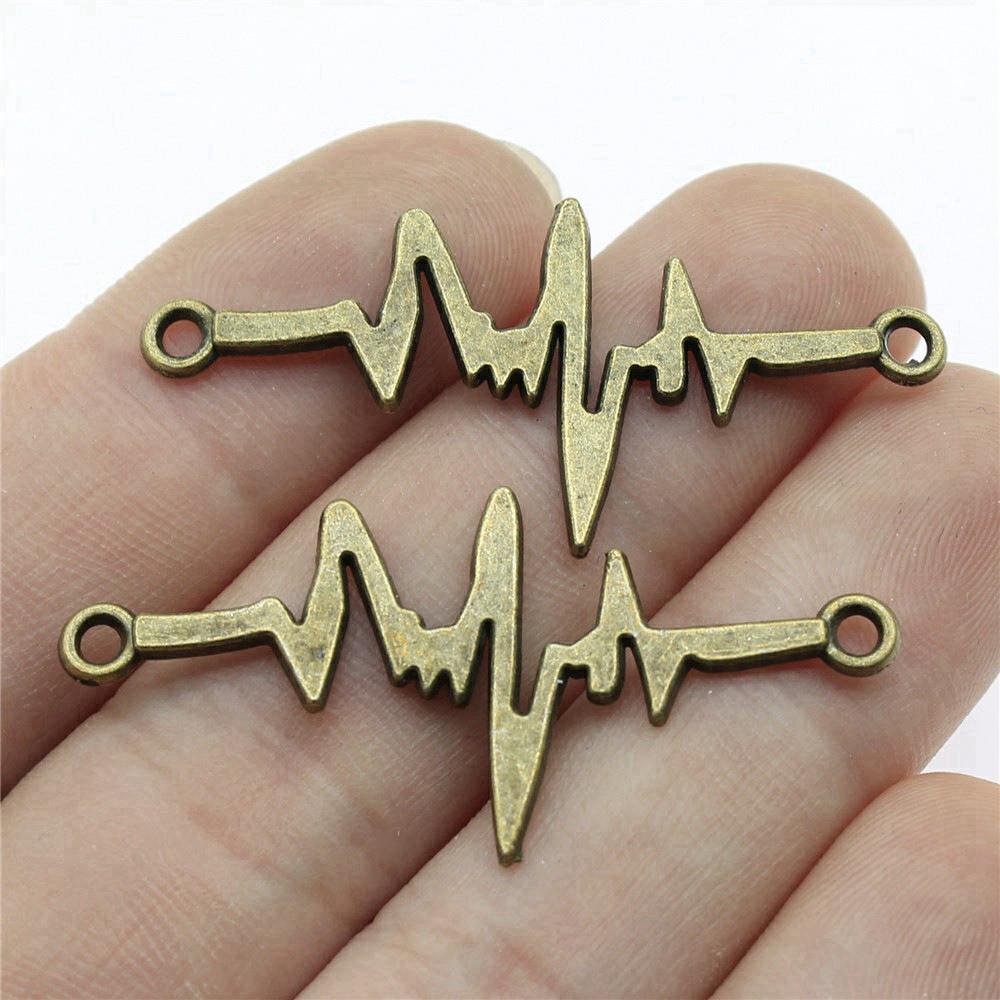 Accessories Parts Infinity Heart Love Connector Minimalist Jewelry Components QA027
