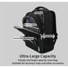 Herren Schwarze Umhängetasche Business Laptop Rucksack Lässige Studenten Schultasche Große Kapazität Reisetasche