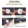 10 Stück starke selbstklebende Befestigungspunkte, Aufkleber, selbstklebendes Klettband für Bettlaken, Sofa, Matte, Teppich, Anti-Rutsch-Matte