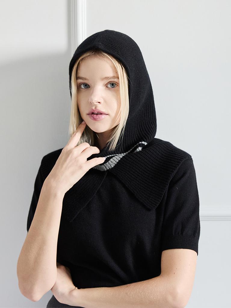 NITINA Soft Wool Balaclava Bk