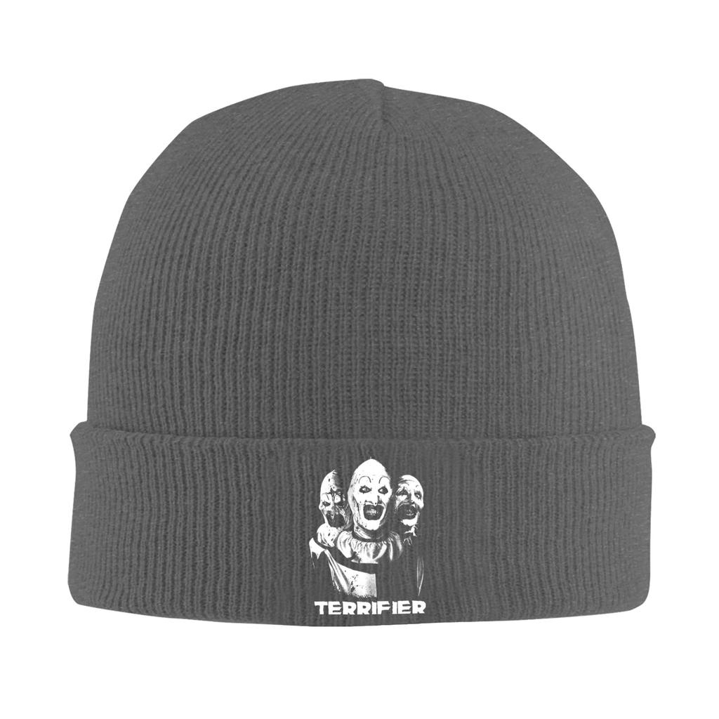 Terrifier Beanie Hats  Bonnet Hats Men Women Unisex Retro Gym Knitted Hat Autumn Winter Custom Thermal Elastic Caps