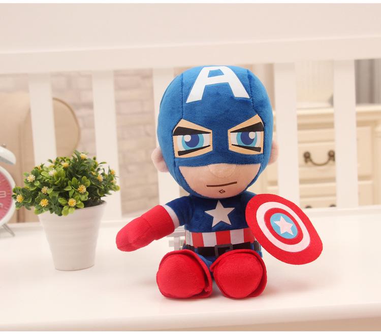 Avengers Plush Toys: Spiderman, Captain America, Superman 8-inch Dolls for Claw Machines