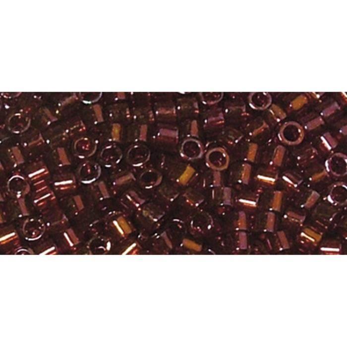 Perle - Miyuki - Delica - 1,6 mm - Rouge cerise transparent (Rainbow) - Verre japonais