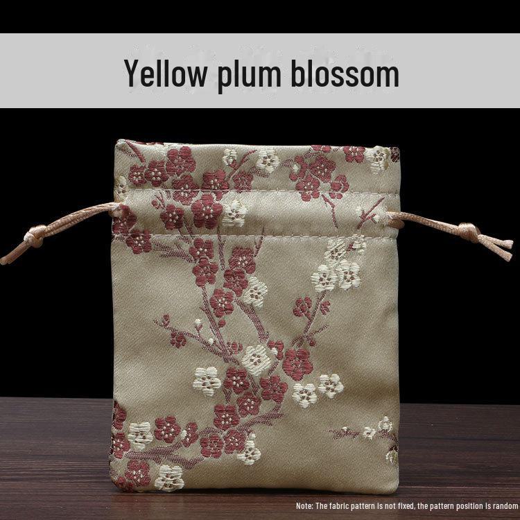 "Chinese Brocade Jewelry Drawstring Gift Bag"