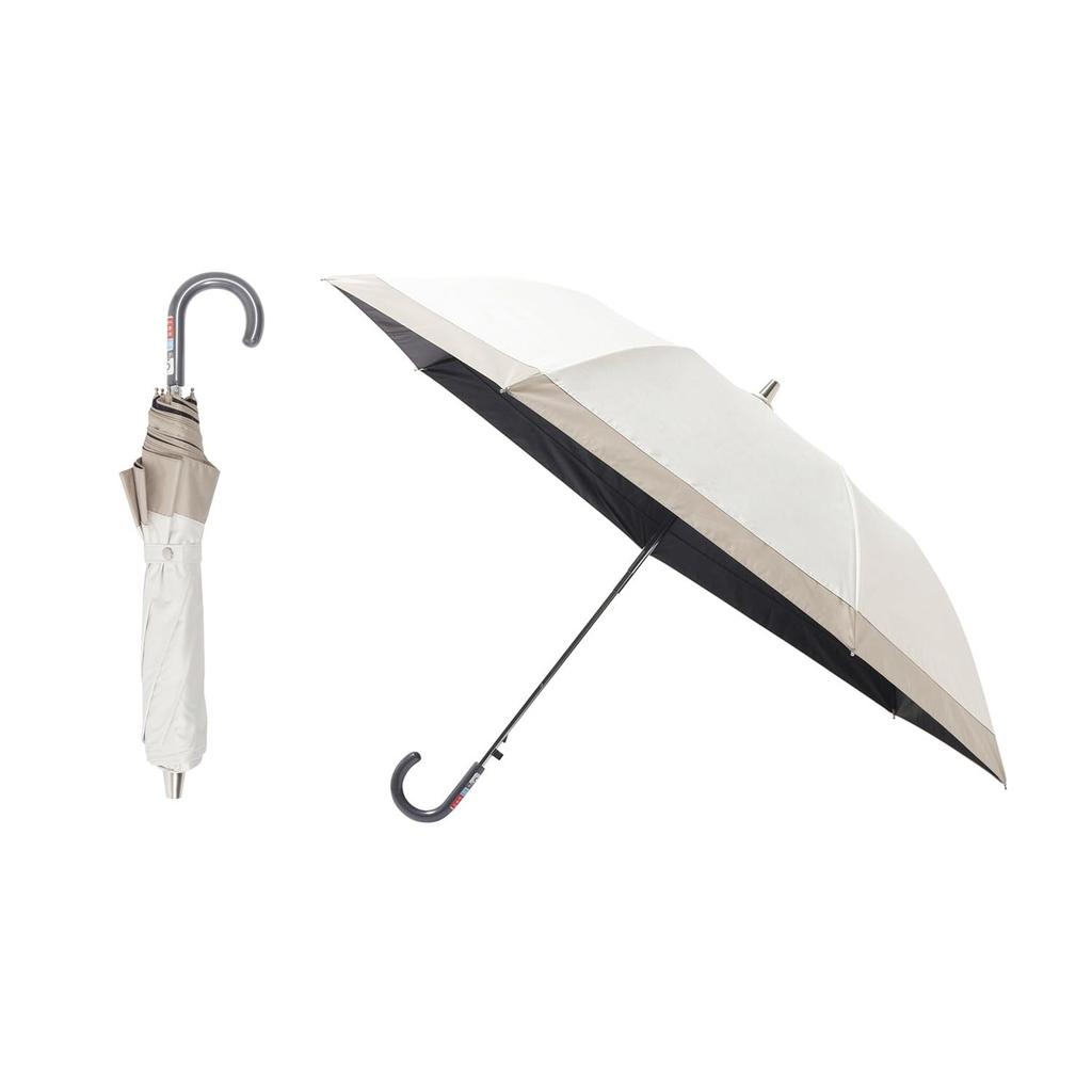 Moonbat Cool UV Folding Umbrella for Suitable for and Rain or Light Heat UV Easy UV Heat Product White Parasol, Easy-to-Fold Women, Commuting, School,