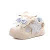 2025 New Little Girls' White Skate Shoes - Thick Soled Casual Sports Sneakers for Middle and Big Kids