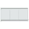 Vidaxl TV Cabinet with LED, White, 100X34X50 Cm, Wood-Based Material
