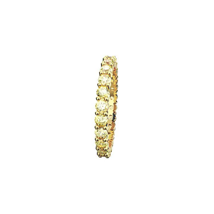 Swarovski Matrix Round Cut Imitation Crystal Ring Women rings 5658667