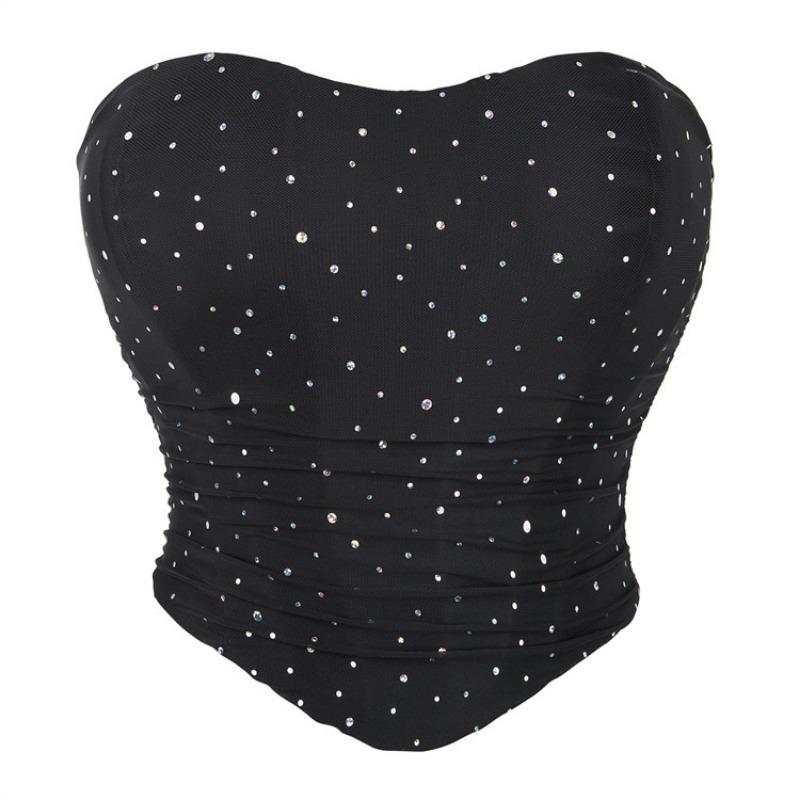Women S Sexy Mesh Elastic Bustier Top Breathable Slimming Intimate Wear S