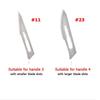 Non-Slip Metal Scalpel Knife Carbon Steel Surgical Scalpel Blades Handle Scalpel DIY Cutting Tool Repair Animal Surgical Knife