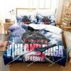 Anime Vinland Saga Bedding Set Duvet Cover Bed Set Quilt Cover Pillowcase Comforter King Queen Size Boys Adult Bedding Set