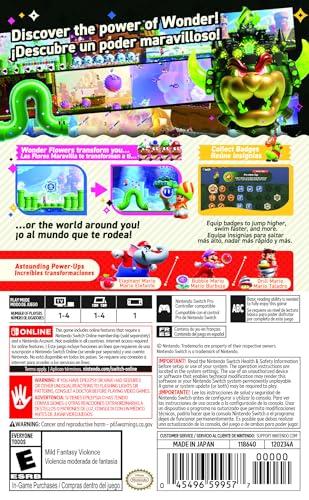 Super Mario Bros Wonder (Import: North America) – Switch