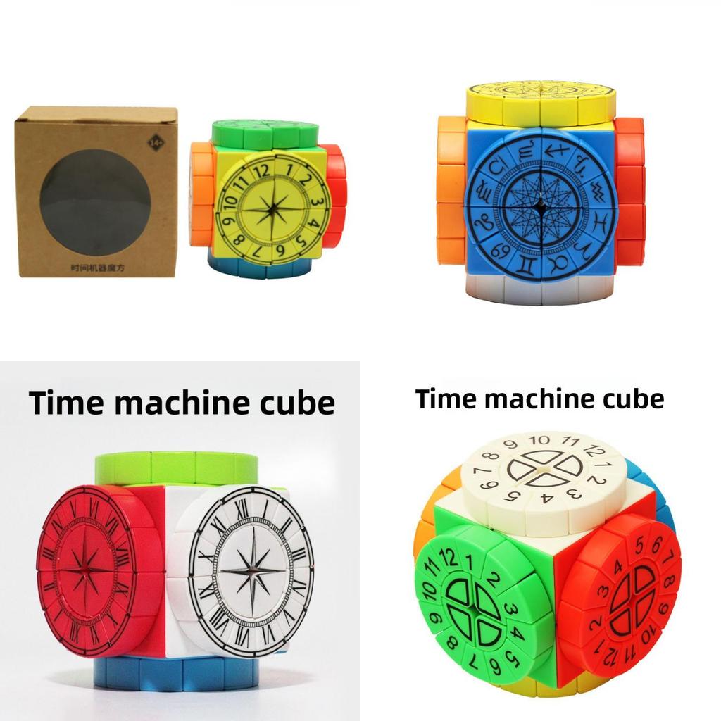Tijdmachine Puzzelkubus Met Abs Materiaal Voor Hersenkrakers En Cadeaugebruik