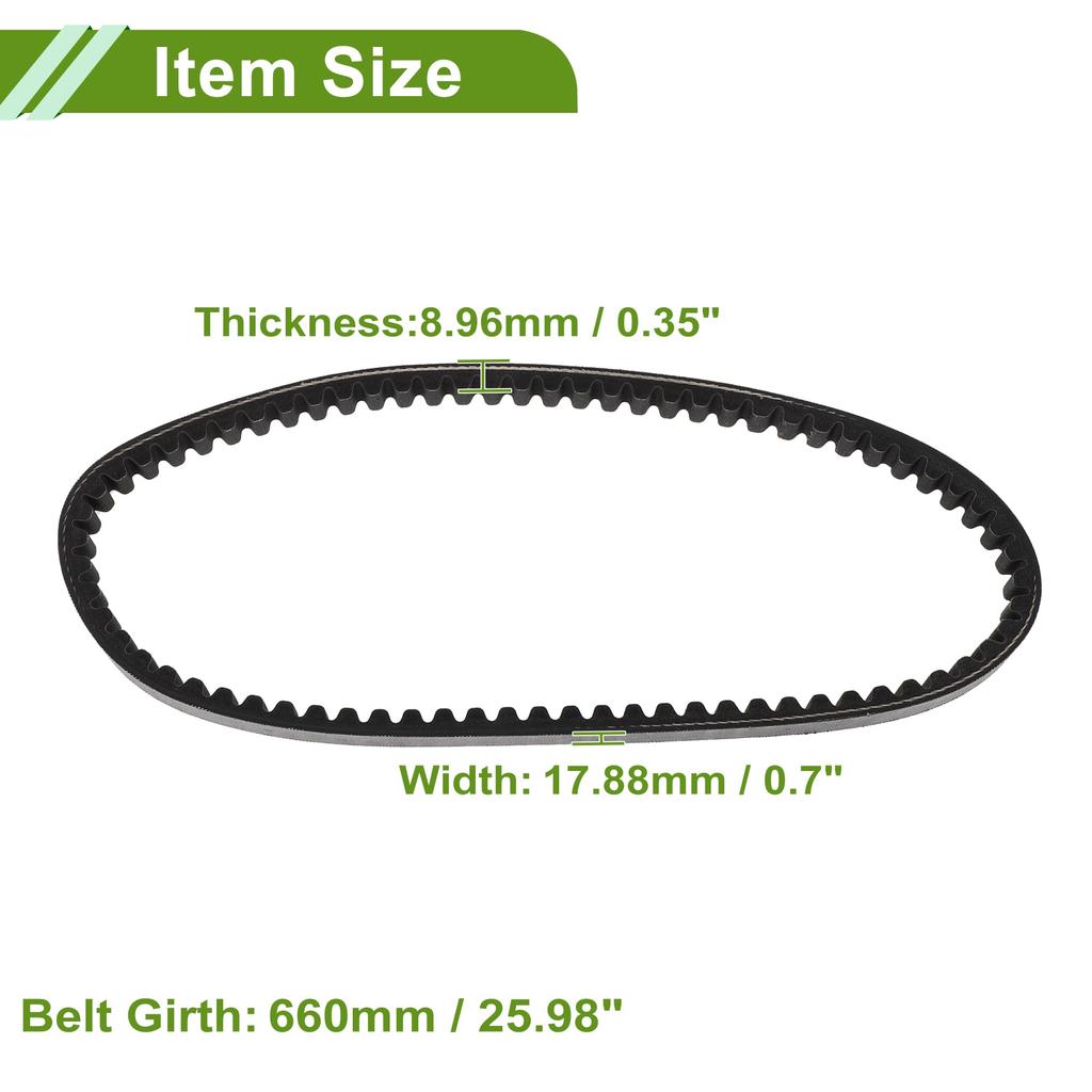 HOPESPANNER Honda Drive Belt V-Belt for Lead 90 / Broad 90