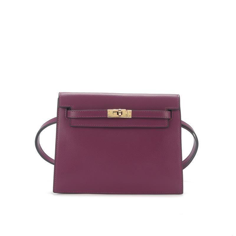 Yi Jinyuan Dancing Bag Women s Anemone Purple Square 2022 Fashionable All-matching Shoulders Kelli Cross-slung 20X5X15CM