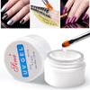 3 Farben 10ML UV Gel Nagelspitzen Nail Art Gel Nagelverlängerung Nail Art Werkzeuge ZKStar WBL
