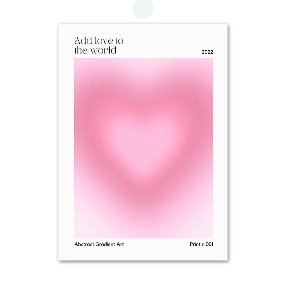 Pink Angel Number Poster And Prints Flower Maket Exhibition Gallery Wall Art Canvas Painting Pictures For Living Room Decor