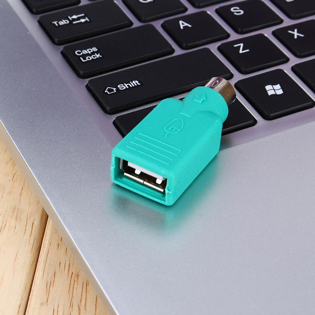 USB Female to PS2 Male Converter Adapter For USB Keyboard Mouse Mice Connect With Computer
