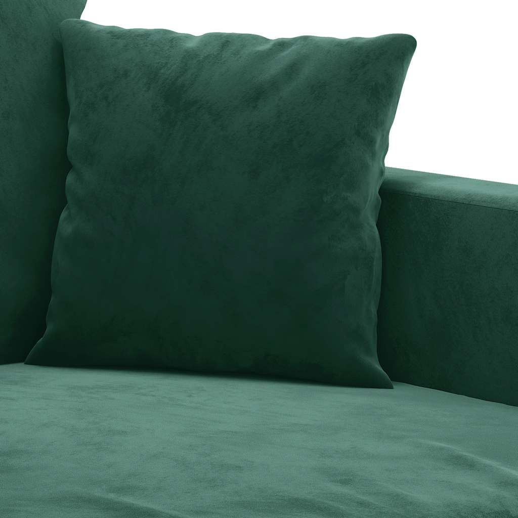 2 Seater Sofa Dark Green 140 Cm Velvet