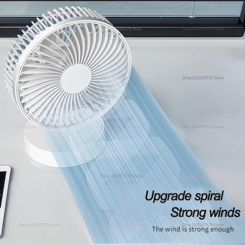 Portable Mini Desktop Fan High Power Quiet Operation Lightweight Design Suitable for Dormitory Room Bedroom Office Travel