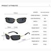 Rimless Y2K Style Sunglasses Rectangle Fashion Popular Women Men Shades Square Sun Glasses for Female Male Oculos Metal Frame