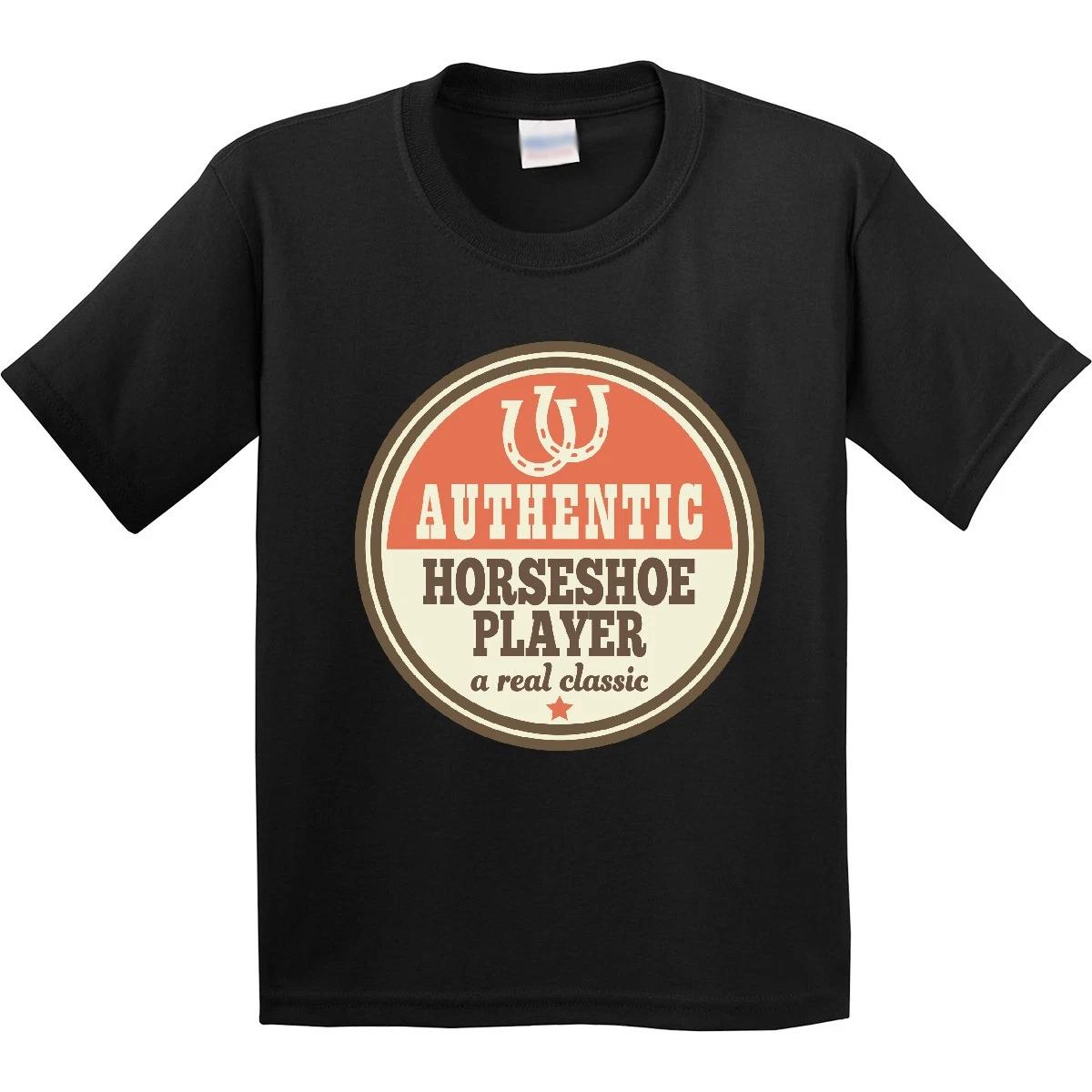 

Inktastic Horseshoe Player Youth T-Shirt Games Sports Tee Kids Children Child 100