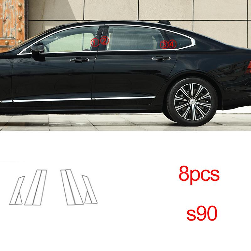 Voor Volvo XC60 XC90 XC40 V90 V60 S60 S90 Accessoires TPU Speciale autoraam Auto zijstijl Transparante Beschermfolie Sticker